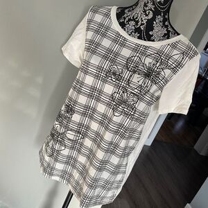 Weekend Max Mara Cotton Medium Top White/Black NEW